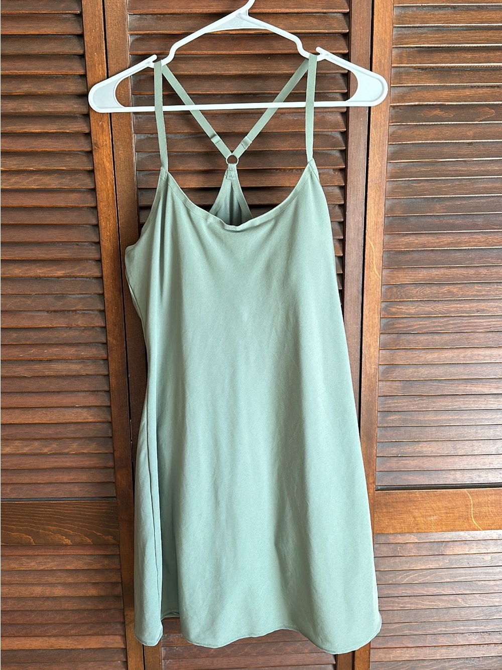 Sage Green Strappy Athletic Dress